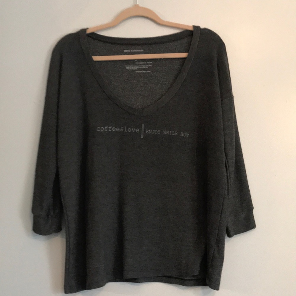 Good hYOUman / coffee sweatshirt